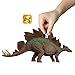 Jurassic World HHK91 A New Age Legacy Collection Dr Sarah Harding with Large and Small Stegosaurus Dinosaur, Authentic and Articulated Figures, 9.5 cm, Age 4+