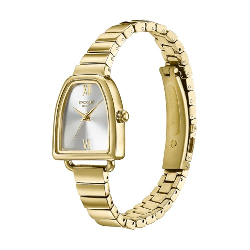 Image of Sonata Poze 7 Analog Silver Dial IPG Alloy Strap Watch for Women - SP80154YM01W