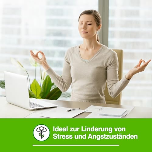 Baldrian Tropfen Hochdosiert 180mg/ml 50ml - Reduziert Stress & Unruhe und Unterstützt Besseren Schlaf - Valerian Root Stress Tropfen - Soria Natural