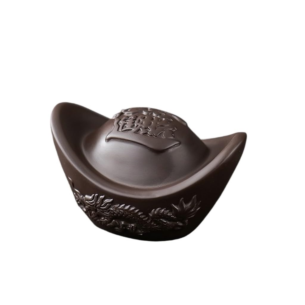 ENGENDER Kung Fu Tea Pet Purple Sand Ingot Tea Pet Table Teapot Cover Tray Kung Fu Set Accessories Suitable for Lovers
