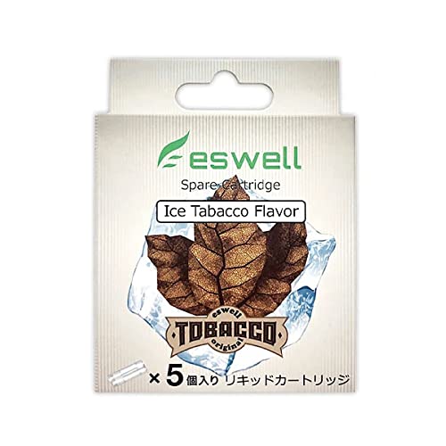 eswell Pen Vape Kit 互換カートリッジ プルテク プラス 互換 カートリッジ 5本入り 電子タバコ リキッド 使い捨てタイプ ニコチン0mg (タバコアイス)