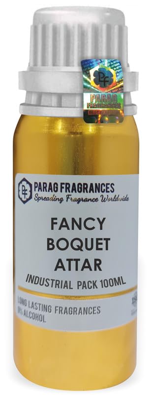 Parag Fragrances Fancy Boquet 100Ml (Wholesale Pack/Industrial Pack Attar) Grade-1 Quality / 0% Alcohol & Extremly Long Lasting Attar Perfume For Personal & Religious Use-image-9