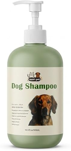 Luxury Dog Shampoo 500ml - Natural Moisturising Deodorising Formula for All Dog Breeds