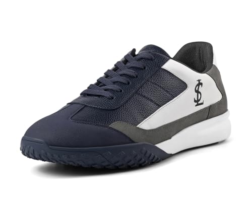 Image of LOUIS STITCH Men's Casual Lightweight Lace-Up Low-Top Sneakers for Men| Cushioned Comfort | Lightweight & Comfortable Casual Lace-Up Shoes | LSP-SNK-AVI-Lace-Ups