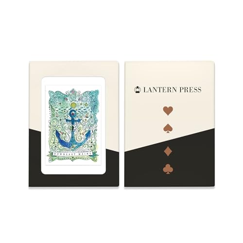 Baraja de cartas Downeast Maine ancla póker tamaño miniatura 4