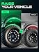 YHTAUTO 3 Inch Front Leveling Lift Kit Fits 2005-2023 Toyota Tacoma, 2003-2023 4Runner, 2007-2008 FJ Cruiser | 4WD/RWD | Aluminum Strut Spacers Raise the Front By 3 Inch | 2PCS Suspension Leveling Kit
