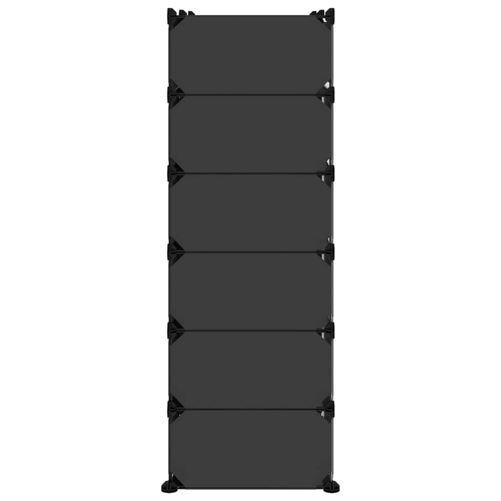 ShGaxin Stojak na buty PP czarny 94,5 x 36,5 x 106 cm, organizer na buty, wąska szafka na buty
