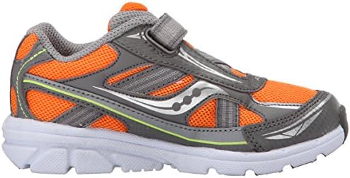 Saucony Boys' Baby Ride Sneaker (Toddler/Little Kid), Orange/Grey, 5 W US Toddler | Image 5