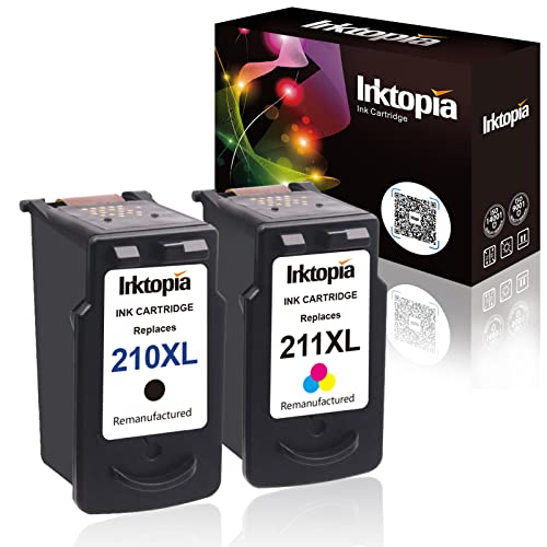 Flash Deals - 50% OFF Inktopia Remanufactured Ink Cartridge Replacement for Canon 210XL PG-210XL 211 XL CL211XL (1 Black,1 Tri-Color) for PIXMA MP495 IP2700 MP490 MP480 MP280 MX330 MX340 XM410 MX420 MX350 Printer 40% Off Discount Inktopia Remanufactured Ink Cartridge Replacement for Canon 210XL PG-210XL 211 XL CL211XL (1 Black,1 Tri-Color) for PIXMA MP495 IP2700 MP490 MP480 MP280 MX330 MX340 XM410 MX420 MX350 Printer