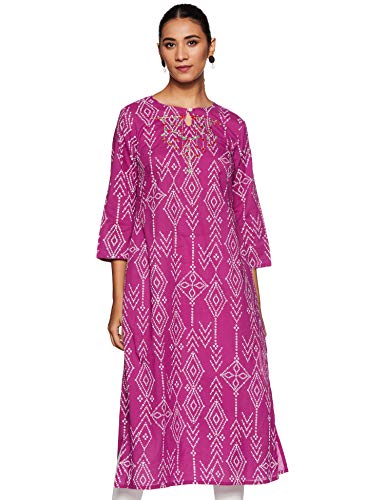 Image of Amazon Brand - Tavasya Women's Cotton Regular Kurti