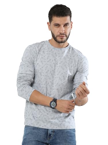 Image of fanideaz Mens Soft Cotton Surfer Printed Tshirts for Men Torn Style Neck Tshirt for Man Stylish Casual Wear Round Neck t Shirt for Man Full Sleeve Branded Comfortable Fit
