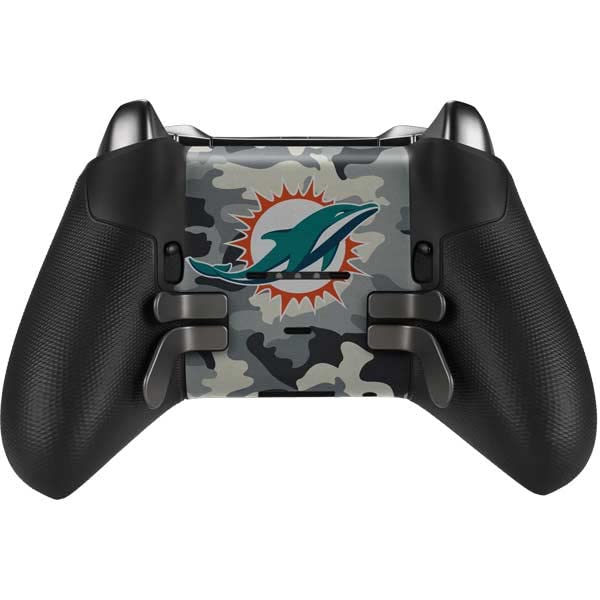 Skinit Decal Gaming Skin Compatible with Xbox Elite Wireless Controller Series 2 - Officially Licensed NFL Miami Dolphins Camo Design