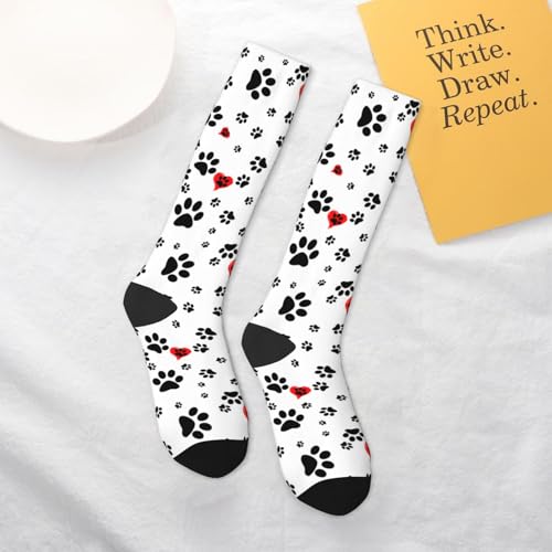 Image of Knee High Socks for Women Girls Fashion Women's Festival Stockings for Casual Running Work Travel