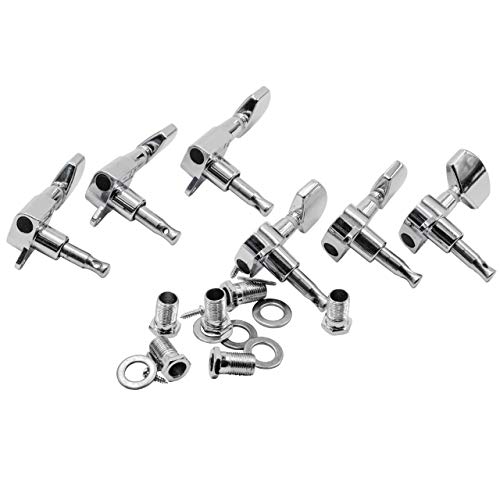 vhbw Chevilles, mécaniques 3R3L pour guitare, guitare électrique, guitare folk – Trou de perce, 10 mm, argent - Les Beatles, Paul McCartney, John Lennon, RIngo Starr, George Harrison vhbw Chevilles, mécaniques 3R3L pour guitare, guitare électrique, guitare folk - Trou de perce, 10 mm, argent