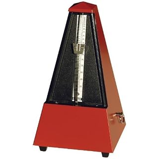 Wittner Métronome Pyramidal Rouge foncé mat - Les Beatles, Paul McCartney, John Lennon, RIngo Starr, George Harrison