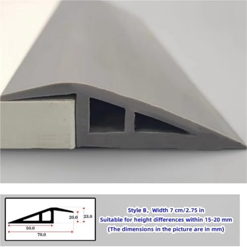 Pvc Ramp Trim Self Adhesive-PVC Floor Transition Strip,Vinyl Door Threshold Ramps for ...