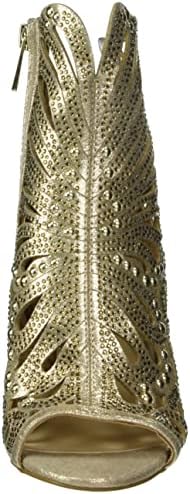 Jessica Simpson Women's Jayley Caged Heeled Sandal, Champagne, 6.5 | Image 1