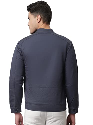Image of Cantabil Navy-Blue Winter Wear Jacket Full Sleeve for Men l Jacket for Men l Winter Wear Jacket for Men (P MJKT00026 NAVY)