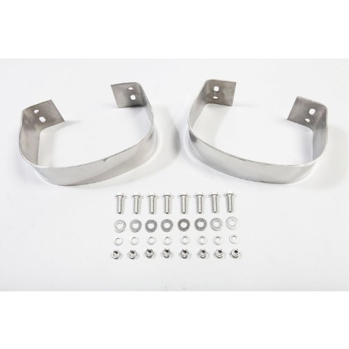 Exclusive Rugged Ridge 11108.01 Bumperette Kit, Rear, Stainless Steel; 76-95 Jeep CJ/Wrangler YJ Exclusive Rugged Ridge 11108.01 Bumperette Kit, Rear, Stainless Steel; 76-95 Jeep CJ/Wrangler YJ