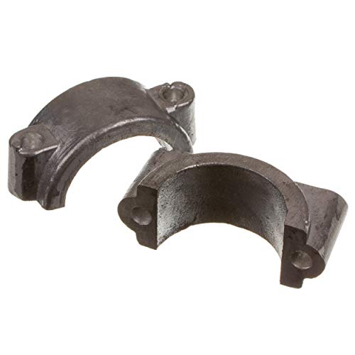 Set 1x Formstück + 1x Klemmbrücke für vorderes Schutzblech/ Kotflügelhalter, innen + außen - Oberflächen unbearbeitet - S50, S51, S70, SR50, SR80