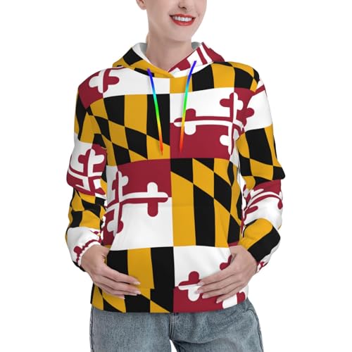 Sweat à capuche Maryland pour femme avec poche kangourou confortable