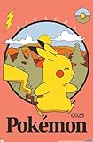 Trends International Pokémon - Pikachu Outdoor Adventure Wall Poster, 34L x 22.4W, Unframed Version