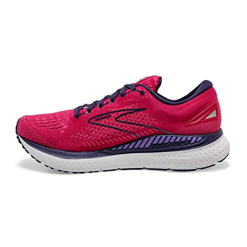 Brooks Women's Glycerin GTS 19 Supportive Running Shoe (Transcend) - Barberry/Purple/Calypso - 5.5