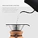 Bodum 27oz Bistro Gooseneck Electric Water Kettle, Pour Over Coffee & Tea, Stainless Steel, Matte Black