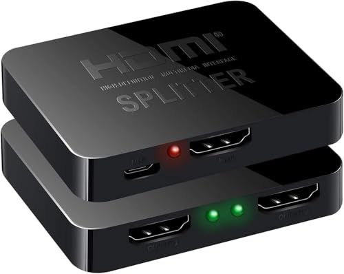 HDMIz 1 2o o HDMI Xvb^[ nu 4 hdmi  I[fBI ؑ 4K 3D 1080p o ~[[h ڑȒP PS5|Xbox|fire tv stick|HDTV|DVD|PCȂǕL