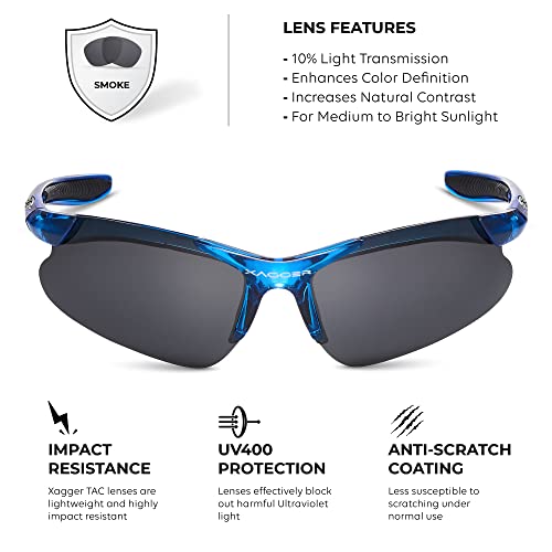 Image of Kids Youth Polarized Sports Sunglasses for Boys Girls Baseball Softball Glasses TR90 Frame