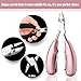 Ingrown Toenail Tools, Stainless Steel Foot Nail Tools, Toenail Clippers for Thick Nails, Suitable for Men, Women and Seniors(Pink)