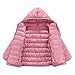 Puffer Jacket Kids Girls Boys Winter Hooded Puffer Jackets Kids Lightweight Windproof Winter Warm Comfy Parka Outwear Fashion Zip Up Down Jackets Casual Long Sleeve Outdoor Outerwear 3-15 Years