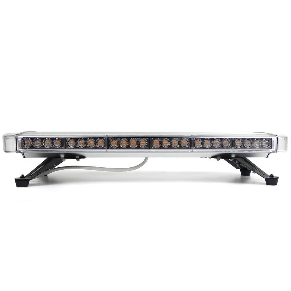 Generico Luce di Аvvertimento Per Tetto Auto 56 LED 15 Modalità di Lampeggiamento Barra Luminosa Stroboscopica di Emergenza Impermeabile con Accendisigari da 5 m Per veicoli da 12V 24V