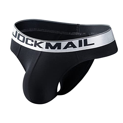 JOCKMAIL Mental Jockstrap Athletic Supporters Bikini Underwear for Men Jock Strap Male for Gym Sport