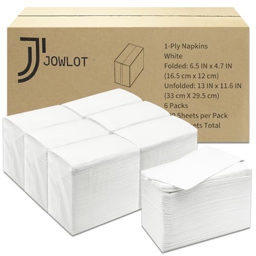 JOWLOT Disposable Fold Napkins, 13
