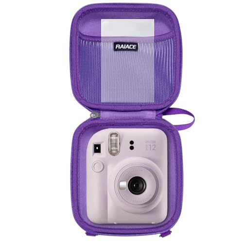Sac de rangement compatible Fujifilm Mini 12 et Mini 11 - Étui de protection lilas