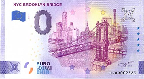 Souvenir 0 Euro Schein New York Brooklyn