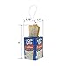 Wondapop Pop Tart and Eggo Christmas Ornament Set, Indoor/Outdoor Tree Decorations and Holiday Home Décor, Pack of 2