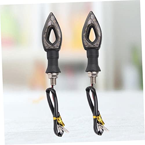 Mobestech 2 Unidades Luzes Led De Motocicleta Sinais De Volta Da Motocicleta Sinal De Névoa Girando