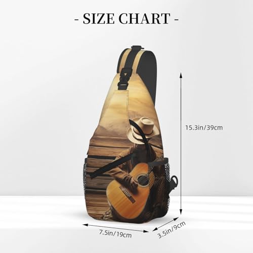 Bolso cruzado occidental para hombres y mujeres miniatura 3
