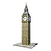 Produktbild Ravensburger 3D Puzzle Bauwerke Big Ben Mit Uhr, Night Edition, Kinderpuzzle, Erwachsenenpuzzle, Puzzlespiel, Easy Click Technology, Inklusive Echter Uhr, 216 Teile, 12586 9