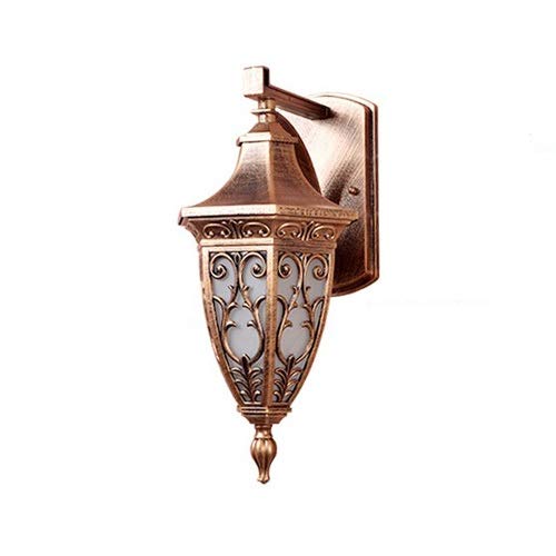 Lampe de lanterne E27 jardin européen et applique de style tradition murale