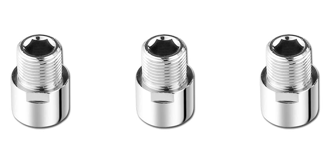 SPAZIO Brass 1-INCH Extension Nipple, Chrome Plated, Pack of 3 (B09C3VNKGW) Amazon Price History, Amazon Price Tracker