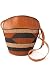 Authentic African Hand Made Sisal and Leather Kiondo with Leather Trim