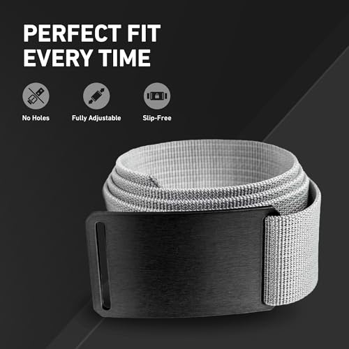 GRIP6 Standard Black Buckle w/Grey Strap, 34, SB-NINJA-MS-TTM-1.5-343