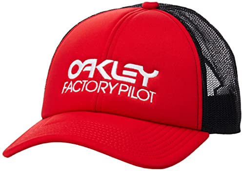 Oakley Factory Pilot Trucker Cap Herren rot 2021 Kopfbedeckungen Cover