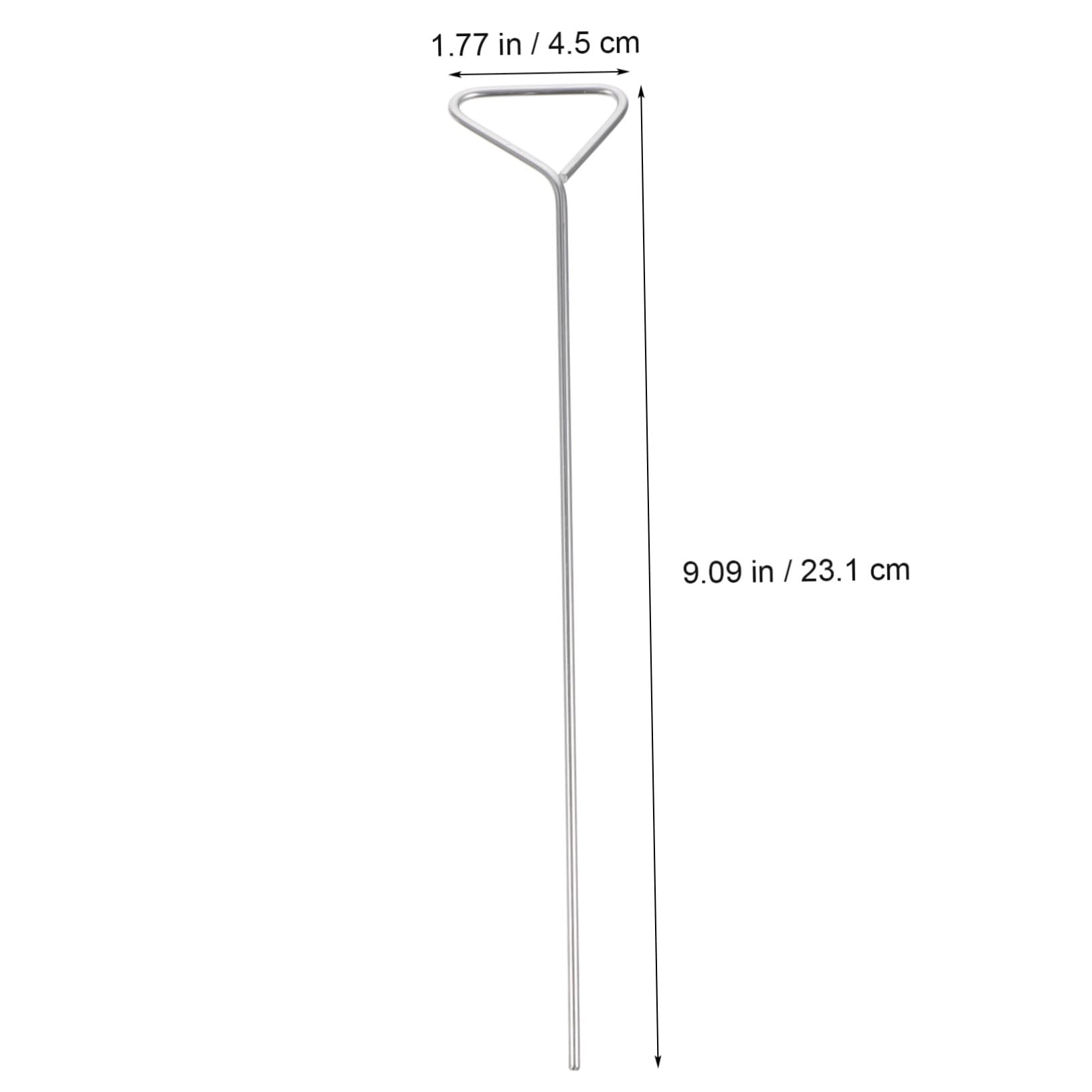 CIYODO 8 Pcs Cell Push Plate Science Plate Laboratory Accessories Laboratory Supplies Laboratory Cell Triangle Spreader Supplies Product Cell Spreaders Caisse Silver Stainless Steel