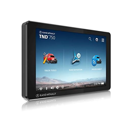 Rand McNally TND 750 7-inch GPS Truck Navigator, Easy-to-Read Display, Custom Truck Routing and Rand Navigation 2.0