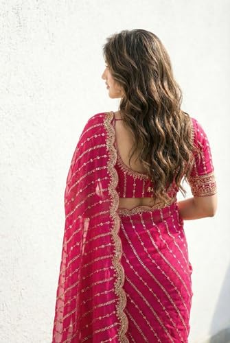 Image of Amazon Brand - Tavasya Womens Saree