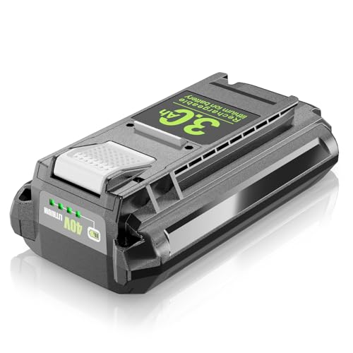 40V 3.0Ah OP4030 Replacement for Ryobi 40V Battery OP4026 OP4050 OP40201 OP40261 OP40601 OP40401, Compatible with Ryobi 40 volt Lithium Battery Charge